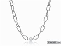 Collana Miluna Donna Miss Italia 2020 in Argento Perla PCL6070B - PCL6070B